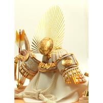 【五月人形】兜ケース飾り「織田信長グレージュ半円アクリル」（538904）トイザらス・ベビーザらス限定【メーカー直送】