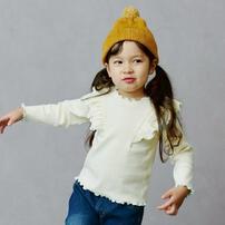 sophitica リブテレコ メローデイリートップス オフホワイト×95cm