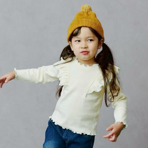 sophitica リブテレコ メローデイリートップス オフホワイト×95cm