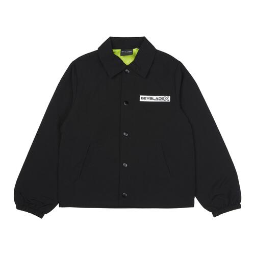 BEYBLADE X コーチジャケット 裏メッシュ ベイブレード エックス ブラック&times;130cm ベビーザらス限定