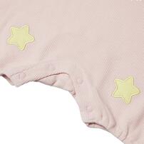 星のカービィ 半袖ロンパース サロペット風 顔ドッカン ピンク&times;80cm ベビーザらス限定