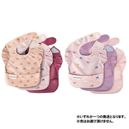 タイニートゥインクル イージービブ 3枚組  ピンクアソート (色ランダム)