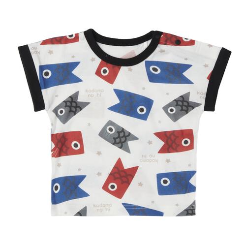 半袖Tシャツ こいのぼり 総柄 イベント 80-90cmベビーザらス限定