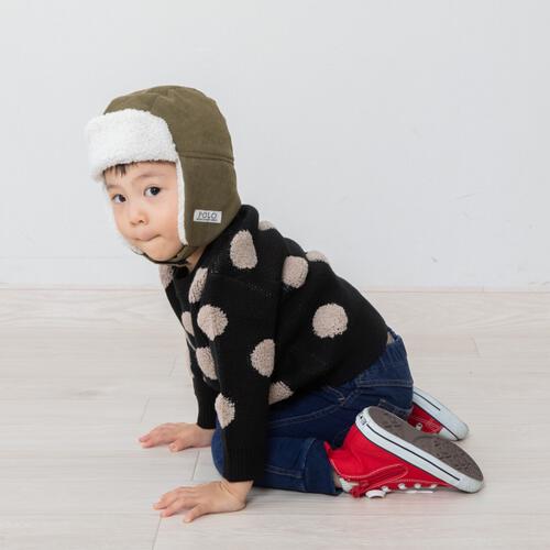 POLOBCS パイロットキャップ カーキ&times;48cm ベビーザらス限定