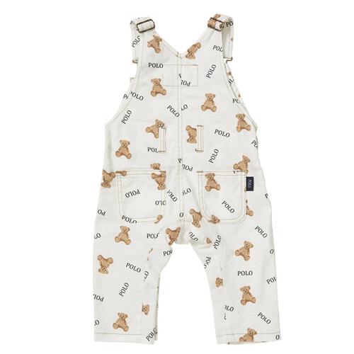 POLO BCS サロペットパンツ オフホワイト×90cmベビーザらス限定