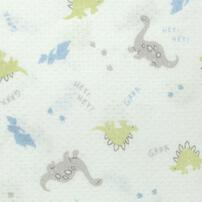 2枚組半袖ロンパース肌着メッシュニット 恐竜 グレー&times;80cm ベビーザらス限定