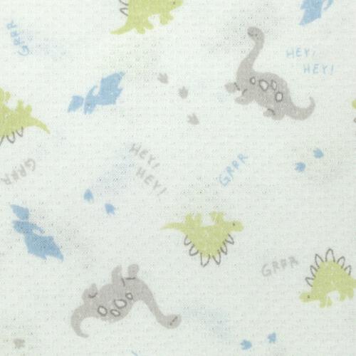 2枚組半袖ロンパース肌着メッシュニット 恐竜 グレー&times;80cm ベビーザらス限定