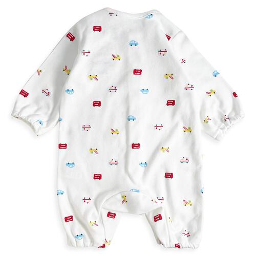 日本製ちびオール スムス 乗り物柄 ナチュラル&times;50-60cm ベビーザらス限定