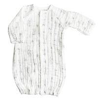 新生児2WAYドレス 多重ガーゼ ウサギ(ホワイト×50-70cm)  ベビーザらス限定