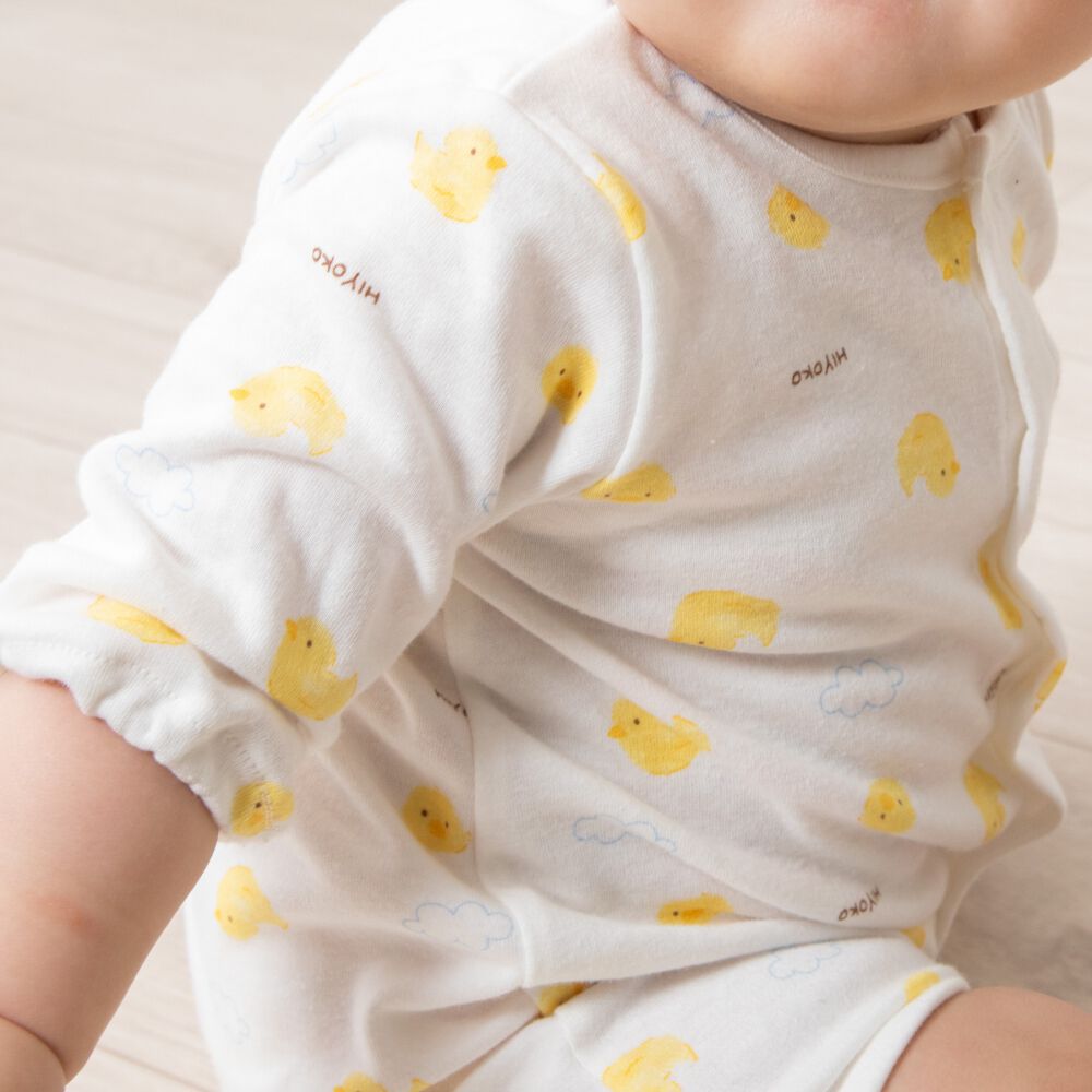 日本製ちびオール スムス ひよこ柄 ナチュラル×60-70cm ベビーザらス