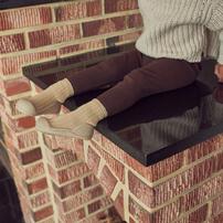 アティパス パレット ベビーソックスシューズ 12.5cm PALLET ミディアムベージュ