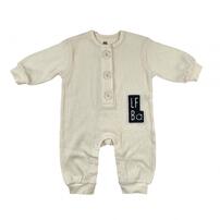 ローリーズファームベビー リブカバーオール(オフホワイト×70cm) ベビーザらス限定