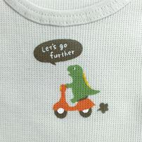 2枚組 みえない袖無しシャツ肌着 パターンメッシュ 80cm