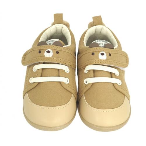 ●ワンベルトシューズ くま(ミディアムベージュ&times;14.0cm) ベビーザらス限定