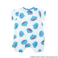 ドラクエベビー＆キッズ 半袖フィットオール スライムぴぴぴ(ブルー×70-80cm)