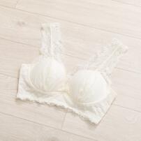 Petit jouet for Maternity プティジュエット マタニティブラトップ ストレッチレース アイボリー×L MU