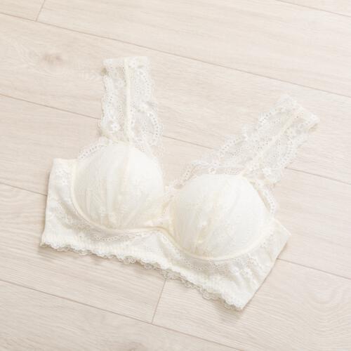 Petit jouet for Maternity プティジュエット マタニティブラトップ ストレッチレース アイボリー×L MU