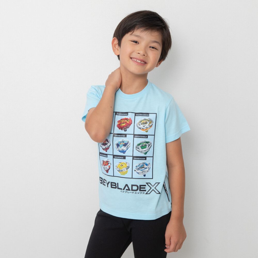 Beyblade Tシャツ フリーサイズ BEYBLADE X ベイブレードエックス 半袖Tシャツ ボックスアート