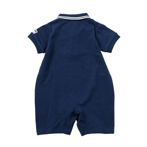 MLB 衿付き半袖カバーオール ヤンキース ネイビー&times;80cm  ベビーザらス限定
