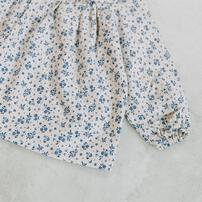 【FirstCloset&times;mioさん】フリル衿ブラウス オフホワイト&times;90cm