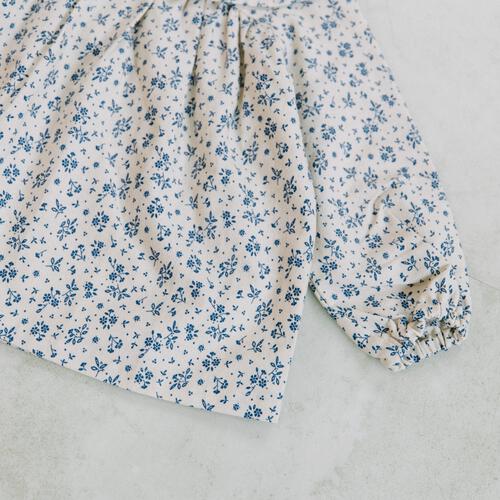 【FirstCloset&times;mioさん】フリル衿ブラウス オフホワイト&times;90cm