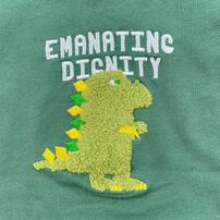 ベビーザらス限定　sophitica サガラ刺繍 デイリートップス キョウリュウ(カーキ×90cm)