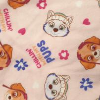 パウパトロール パジャマベスト ミンクフリース 総柄 ピンク×110cm トイザらス限定