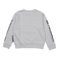 BEYBLADE X 長袖トレーナー 図鑑アート ベイブレード エックス グレー&times;140cm