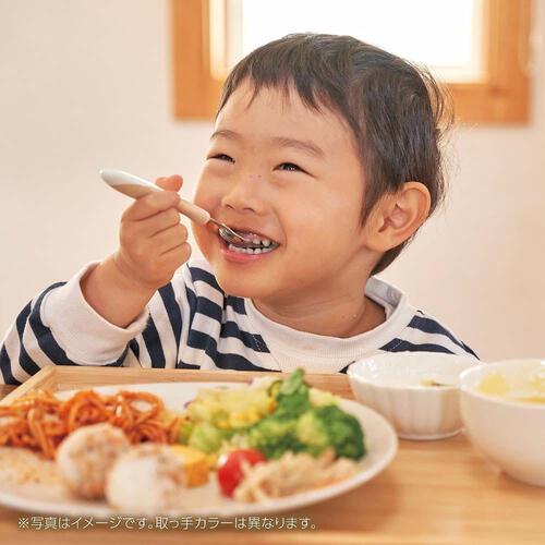 EDISONmama エジソンママ フォーク＆スプーンプラス (アプリコット) ベビーザらス限定