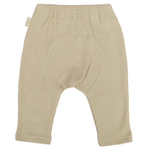 モンキーパンツ ワッフル ベージュ×90cm