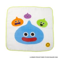 ドラクエベビー＆キッズ ３枚組ガーゼ スライムぴぴぴ ホワイト&times;フリー