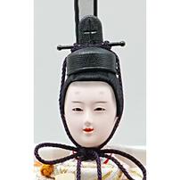 【雛人形】ケース親王飾り「八重桜蒔絵パノラマアクリル」（322721）