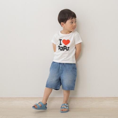 デイリーショートパンツ ブルー&times;100cm