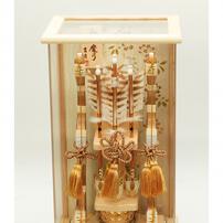 【破魔弓】白木木目調アクリルかぶせケース「桜樹」11号（209146）【メーカー直送】