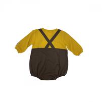 MLB サロッペットドッキングボディスーツ パドレス イエロー×70cm ベビーザらス限定