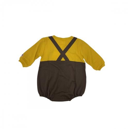 MLB サロッペットドッキングボディスーツ パドレス イエロー×70cm ベビーザらス限定