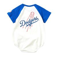 MLB ラグラン半袖ボディスーツ ドジャース ブルー&times;70cm ベビーザらス限定