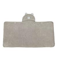 湯上りタオル クマ ベージュ