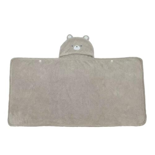 湯上りタオル クマ ベージュ