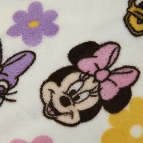 Disney ディズニー 珊瑚フリースベスト ミニー 総柄 ピンク&times;95cm