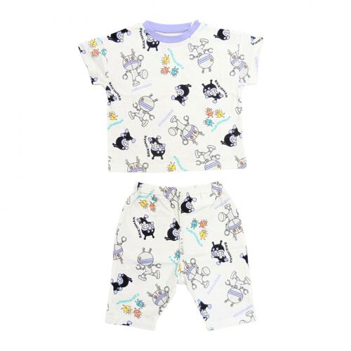 アンパンマン だだんだん総柄半袖パジャマ メッシュ グレー&times;100cm