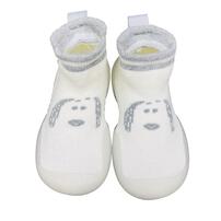 SNOOPY スヌーピー ソックスシューズ(ホワイト×12cm)