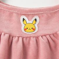 monpoke モンポケ 長袖ロンパース キャミワンピ付き ピンク×80cm ベビーザらス限定