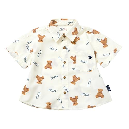 POLO BCS 半袖シャツ オフホワイト&times;90cm ベビーザらス限定