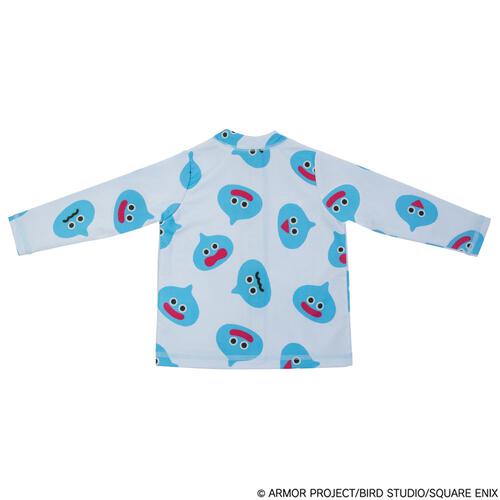 ドラクエベビー＆キッズ ラッシュガード スライムぴぴぴ ブルー&times;120cm