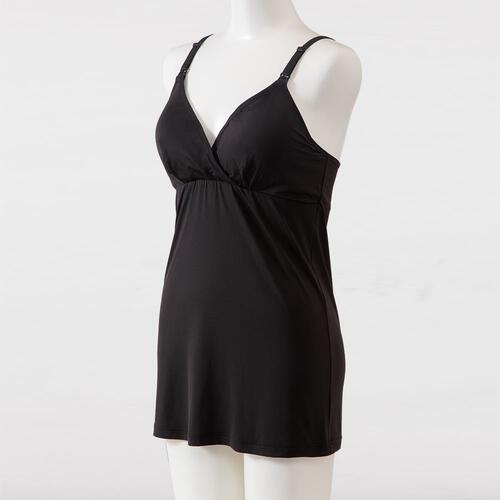 着るだけひんやりモールドカップキャミ（ブラックx M）(ブラック&times;M)