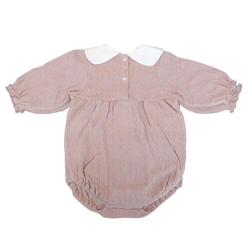 miffy ミッフィー 長袖ボディスーツ 襟付き ピンク×80cm ベビーザらス限定