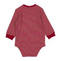 FirstCloset×mio 長袖ボディスーツ レギンス付き スムス レッド×70-80cm ベビーザらス限定