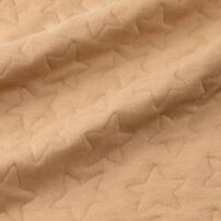 monpoke モンポケ 長袖ロンパース サロペット型 ミディアムベージュ×70cm