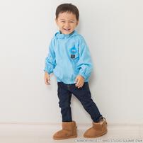 ドラクエベビー＆キッズ スライムなりきりパーカー(ブルー×90cm)